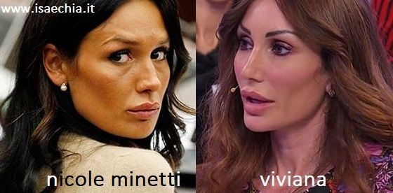 Somiglianza tra Viviana e Nicole Minetti