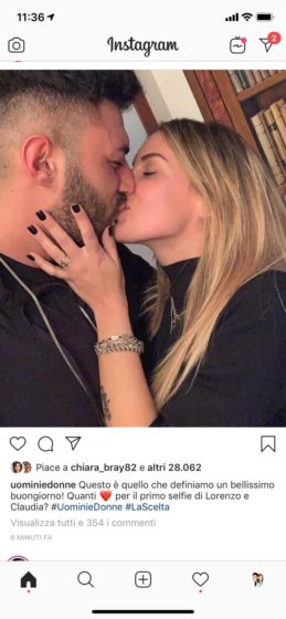 Instagram - Claudia Dionigi e Lorenzo Riccardi