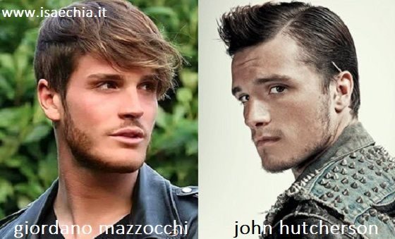 Somiglianza tra Giordano Mazzocchi e John Hutcherson