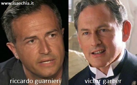 Somiglianza tra Riccardo Guarnieri e Victor Garber