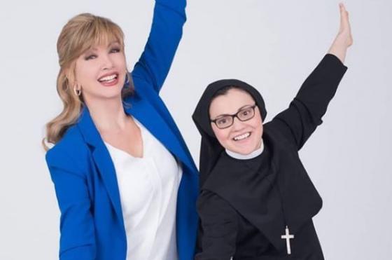 Milly Carlucci e Suor Cristina Scuccia