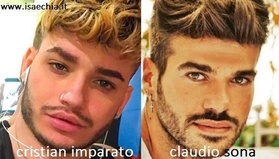 Somiglianza tra Cristian Imparato e Claudio Sona