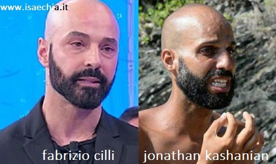 Somiglianza tra Fabrizio Cilli e Jonathan Kashanian