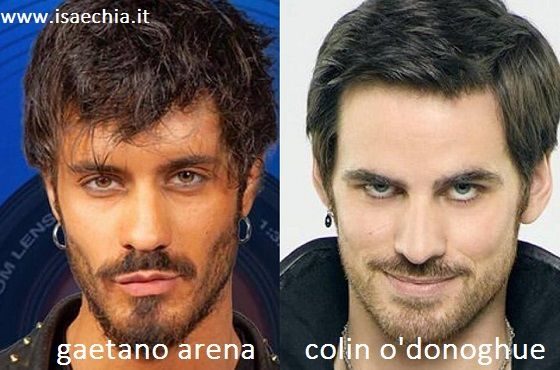 Somiglianza tra Gaetano Arena e Colin O'Donoghue