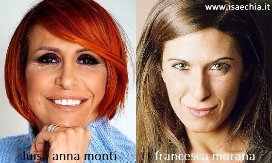 Somiglianza tra Luisa Anna Monti e Francesca Morana