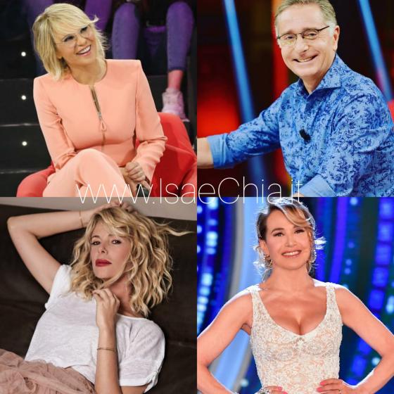 Maria De Filippi, Paolo Bonolis, Alessia Marcuzzi, Barbara D'Urso