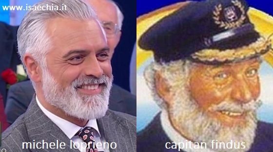 Somiglianza tra Michele Loprieno e Capitan Findus