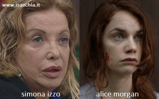 Somiglianza tra Simona Izzo e Alice Morgan di 'Luther'