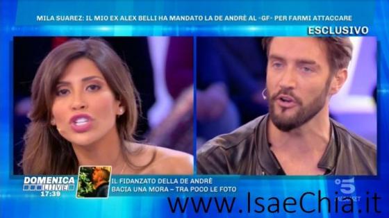 Domenica Live - Mila Suarez, Alex Belli