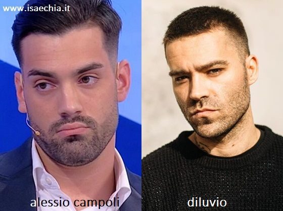 Somiglianza tra Alessio Campoli e Diluvio