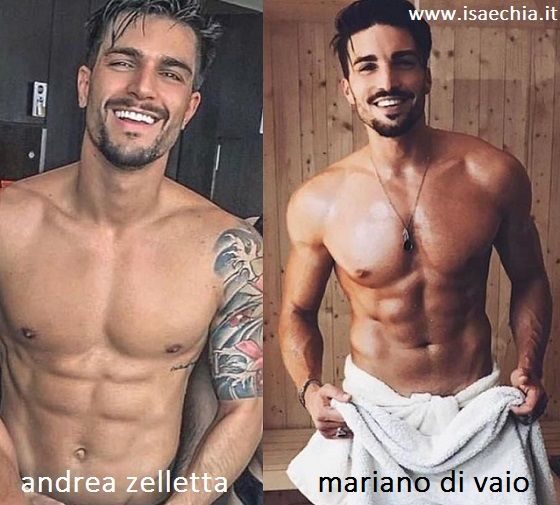 Somiglianza tra Andrea Zelletta e Mariano Di Vaio