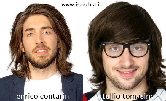 Somiglianza tra Enrico Contarin e Tullio Tomasino