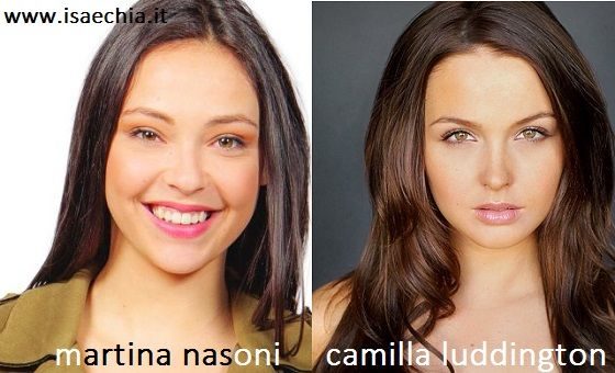 Somiglianza tra Martina Nasoni e Camilla Luddington