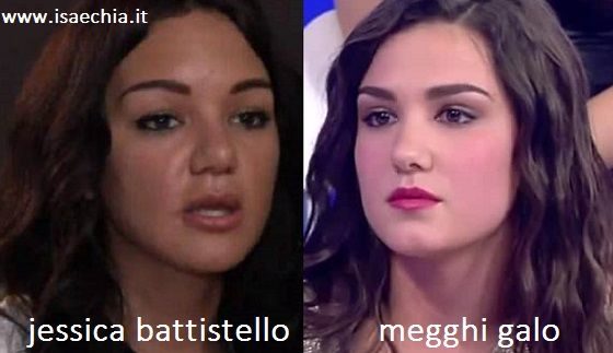 Somiglianza tra Jessica Battistello e Megghi Galo