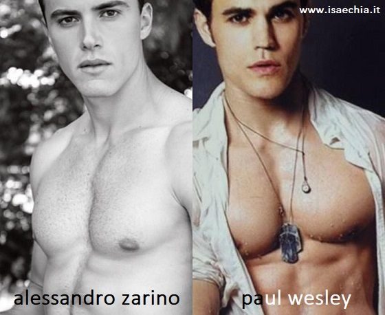 Somiglianza tra Alessandro Zarino e Paul Wesley