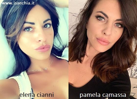 Somiglianza tra Elena Cianni e Pamela Camassa