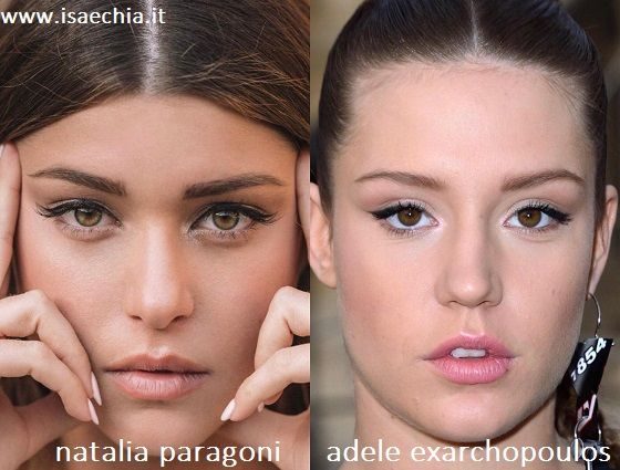 Somiglianza tra Natalia Paragoni e Adele Exarchopoulos