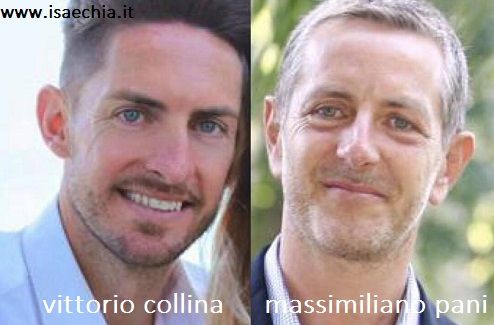 Somiglianza tra Vittorio Collina e Massimiliano Pani