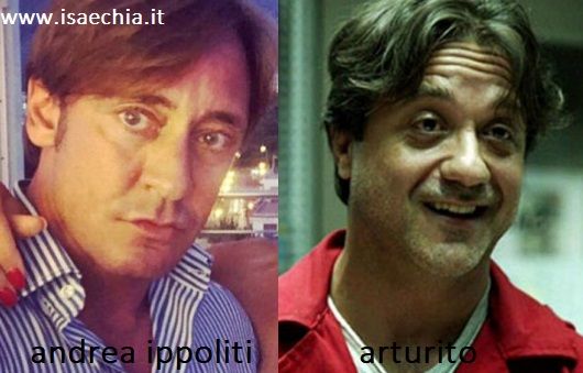 Somiglianza tra Andrea Ippoliti e Arturito