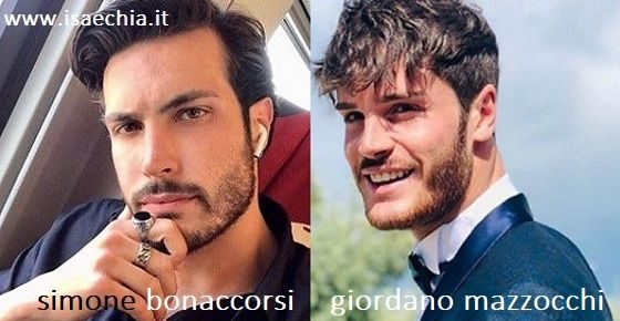 Somiglianza tra Simone Bonaccorsi e Giordano Mazzocchi