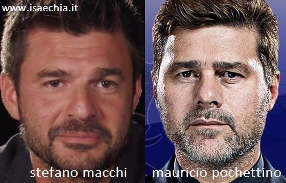 Somiglianza tra Stefano Macchi e Mauricio Pochettino