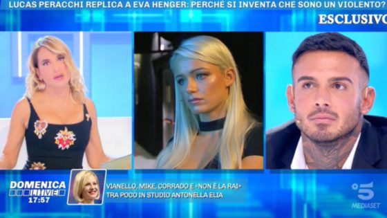 Domenica Live - Mercedesz Henger e Lucas Peracchi