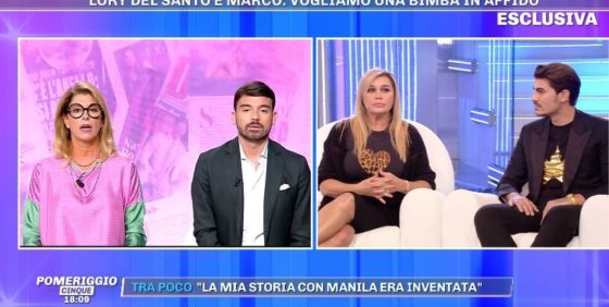 Pomeriggio 5 - Lory Del Santo e Marco Cucolo