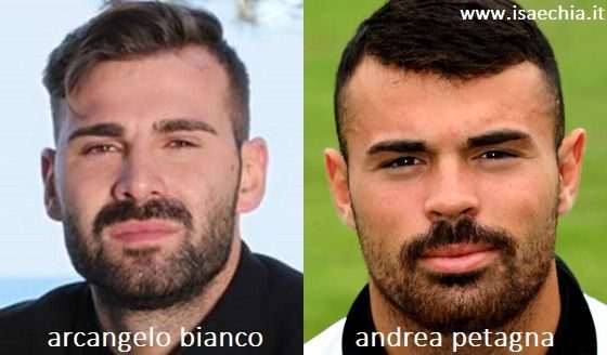 Somiglianza tra Arcangelo Bianco e Andrea Petagna