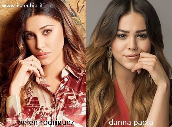 Somiglianza tra Belen Rodriguez e Lucrecia di 'Elite'