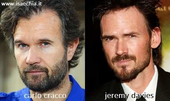 Somiglianza tra Carlo Cracco e Jeremy Davies