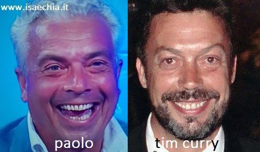 Somiglianza tra Paolo e Tim Curry