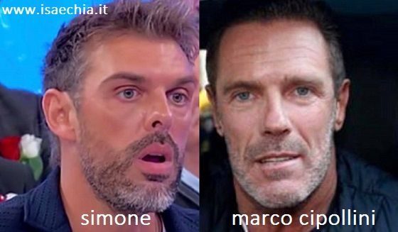 Somiglianza tra Simone e Marco Cipollini