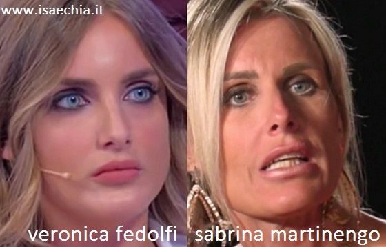 Somiglianza tra Veronica Fedolfi e Sabrina Martinengo