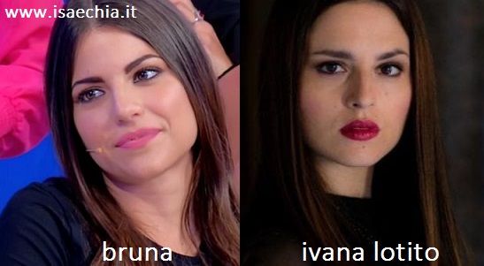 Somiglianza tra Bruna e Ivana Lotito