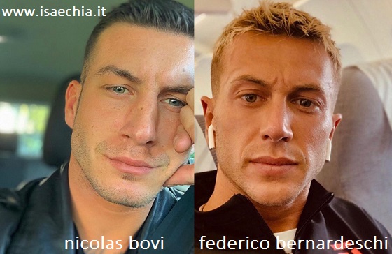 Somiglianza tra Nicolas Bovi e Federico Bernardeschi