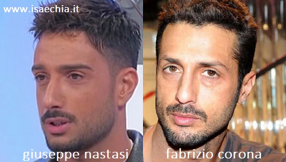 Somiglianza tra Giuseppe Nastasi e Fabrizio Corona