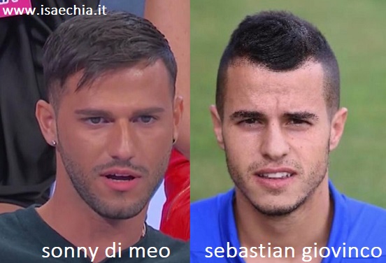 Somiglianza tra Sonny Di Meo e Sebastian Giovinco