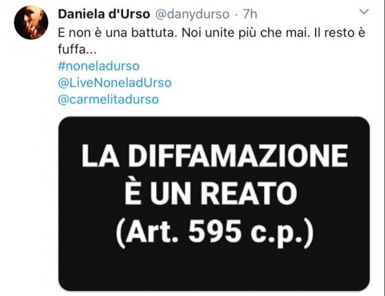 Twitter D'Urso