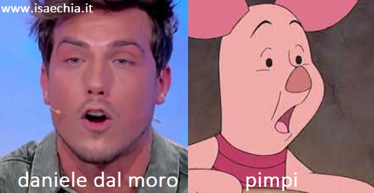 Somiglianza tra Daniele Dal Moro e Pimpi