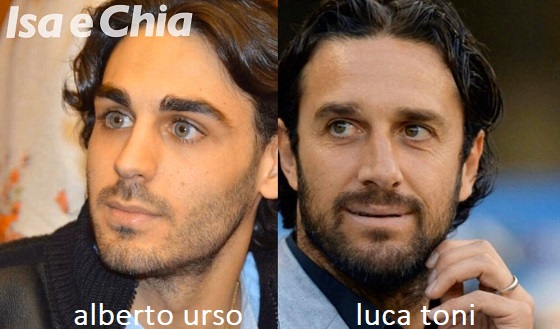 Somiglianza tra Alberto Urso e Luca Toni