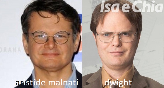 Somiglianza tra Aristide Malnati e Dwight