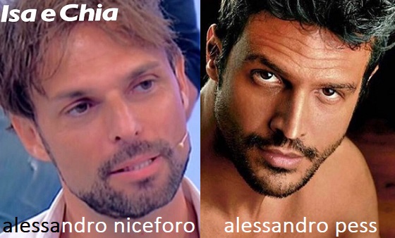 Somiglianza tra Alessandro Niceforo e Aessandro Pess