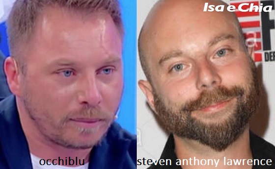 Somiglianza tra Occhiblu e Steven Anthony Lawrence