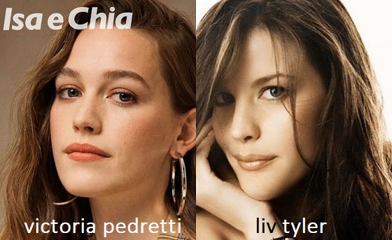 Somiglianza tra Victoria Pedretti e Liv Tyler