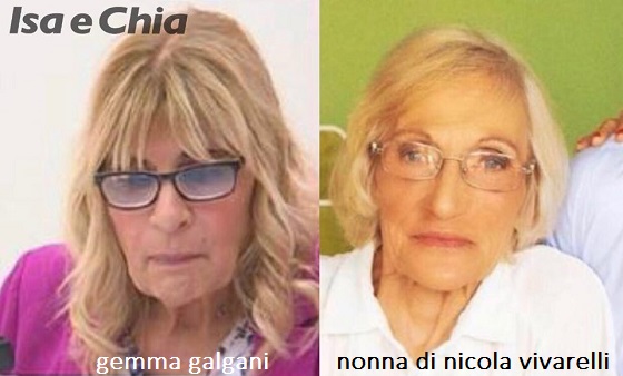 Somiglianza tra Gemma Galgani e la nonna di Nicola Vivarelli