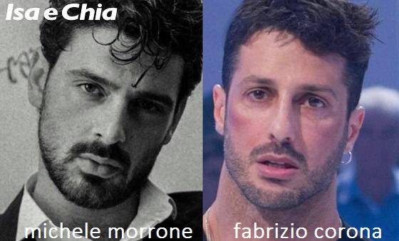 Somiglianza tra Michele Morrone e Fabrizio Corona