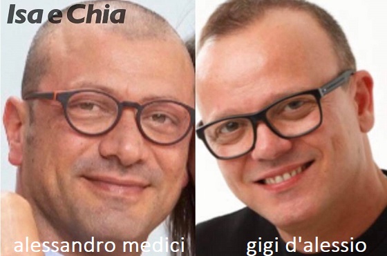 Somiglianza tra Alessandro Medici e Gigi D'Alessio