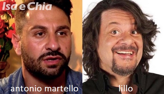 Somiglianza tra Antonio Martello e Lillo