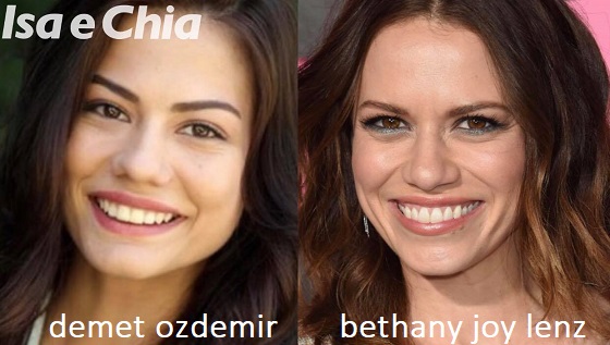 Somiglianza tra Demet Ozdemir e Bethany Joy Lenz