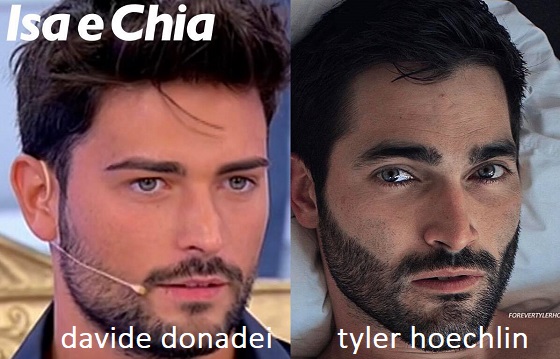 Somiglianza tra Davide Donadei e Tyler Hoechlin